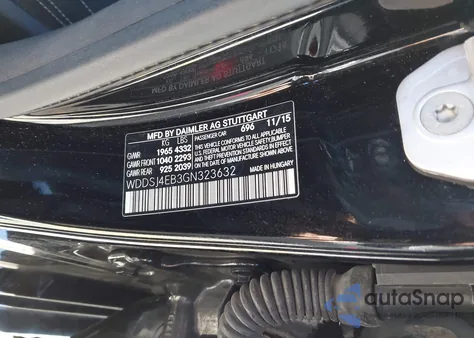 2016 Mercedes-Benz Cla 250 from USA, damaged, VIN WDDSJ4EB3GN323632